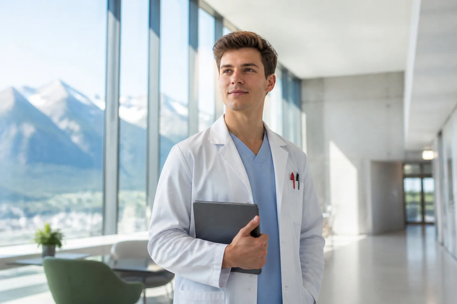 Professionnel de la sante confiant