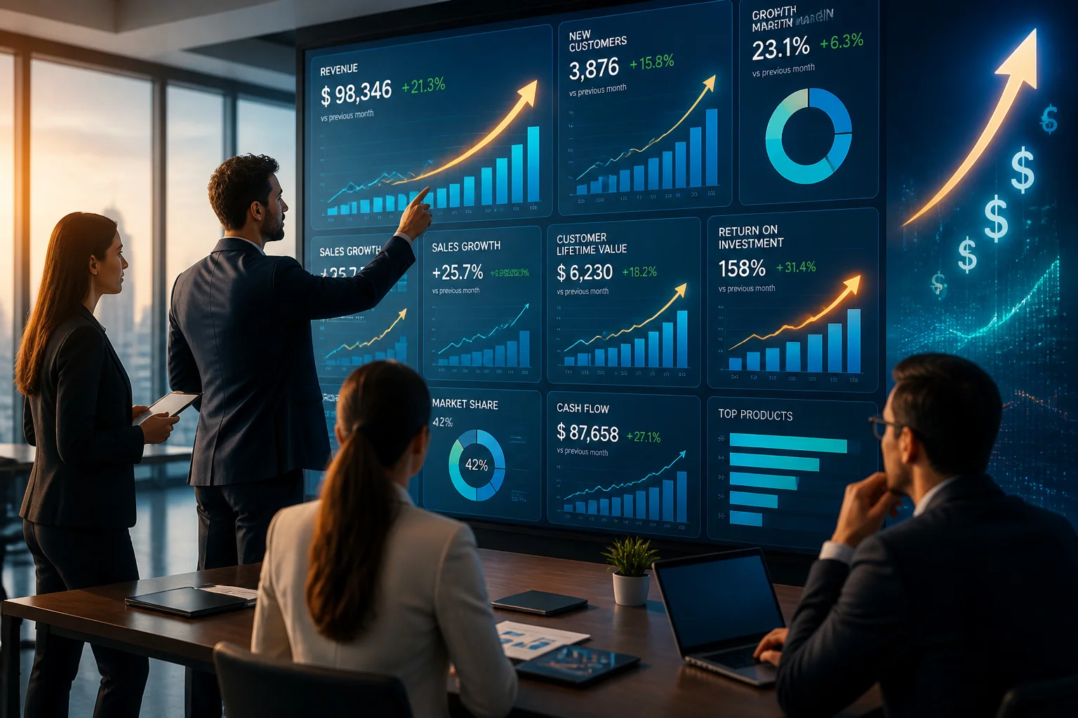 Analyse de performance financiere et de croissance