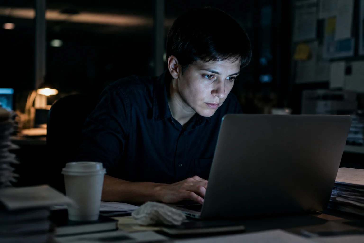 Nuit de travail intense